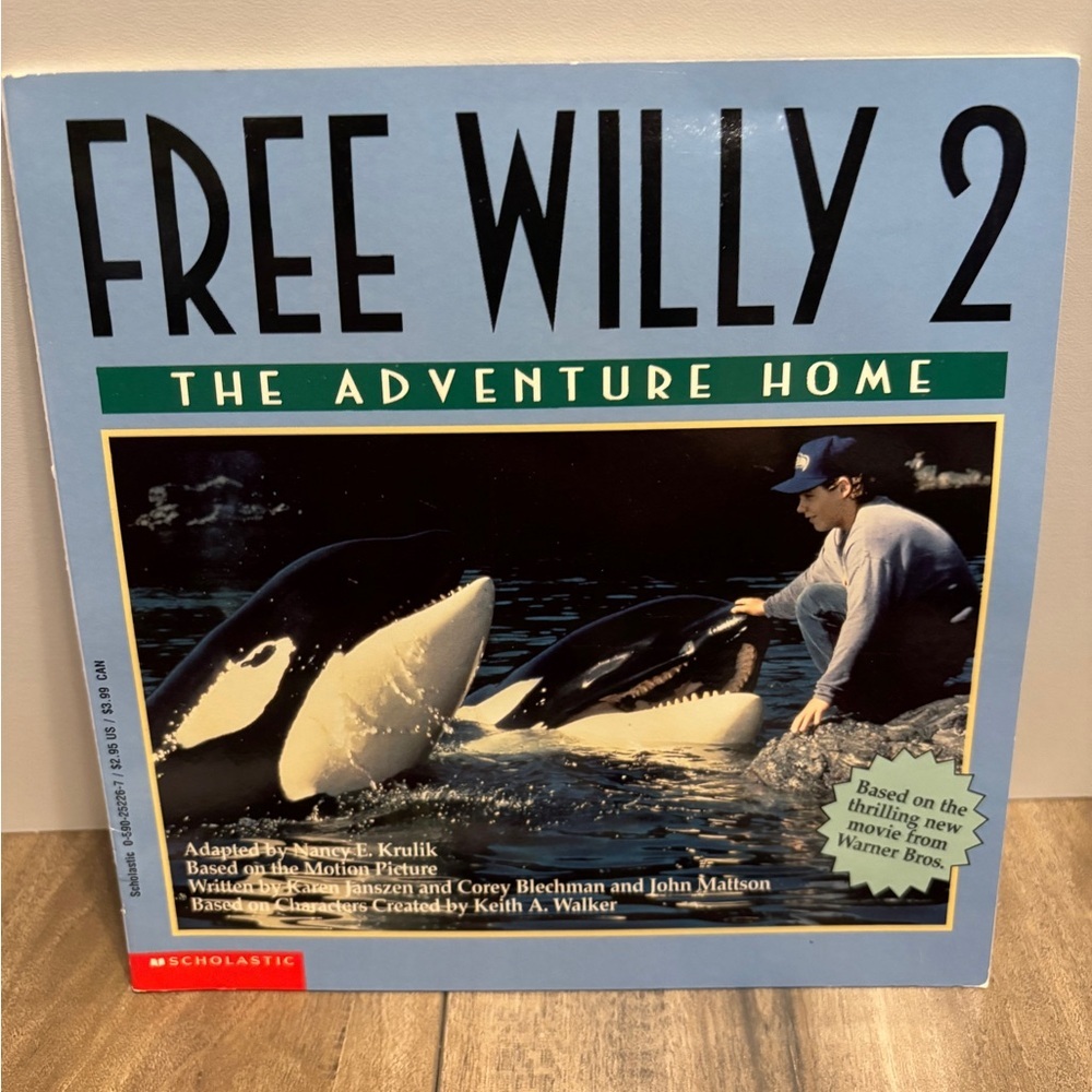 ***5 for $25*** Vintage 1995 Free Willy 2 The Adventure Home